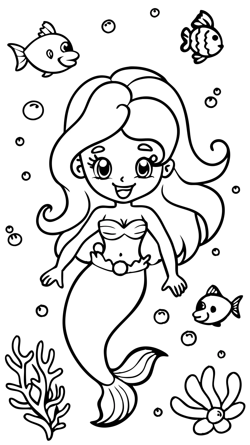 coloriages ariel gratuit